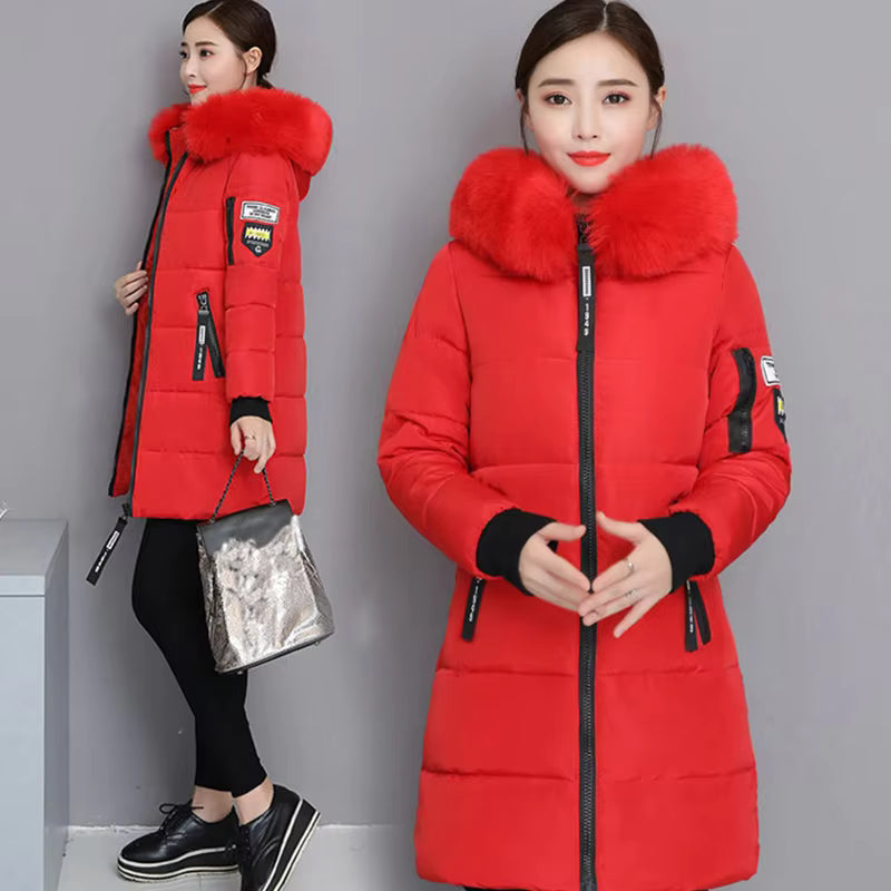 Women’s Winter Parka with Fur Collar