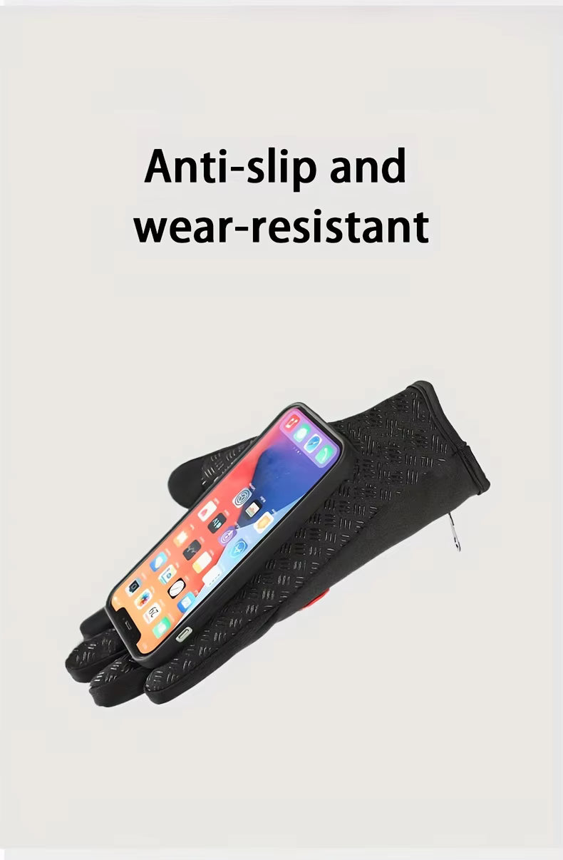 Unisex Touchscreen Winter Gloves – Waterproof & Windproof